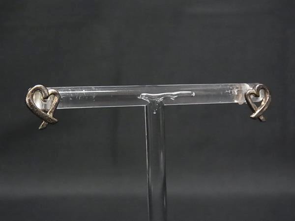 1円 TIFFANY&Co ティファニー パロマピカソ ラビングハート SV925 ピアス アクセサリー レディース シルバー系 HA6181拍卖