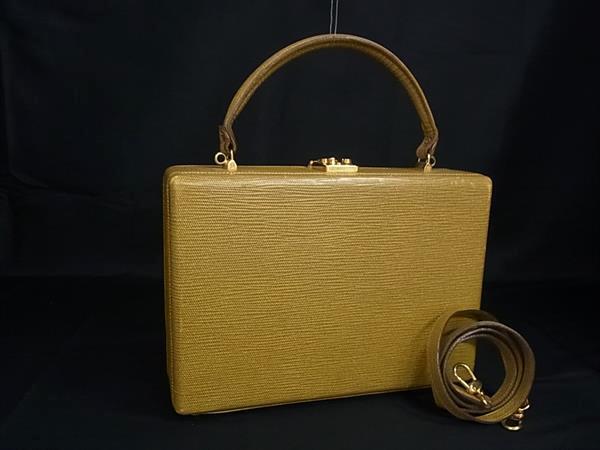 1円 ■美品■ FENDI フェンディ ヴィンテージ レザー 2WAY ハンドバッグ ショルダー 肩掛け レディース ベージュ系 HA2280拍卖