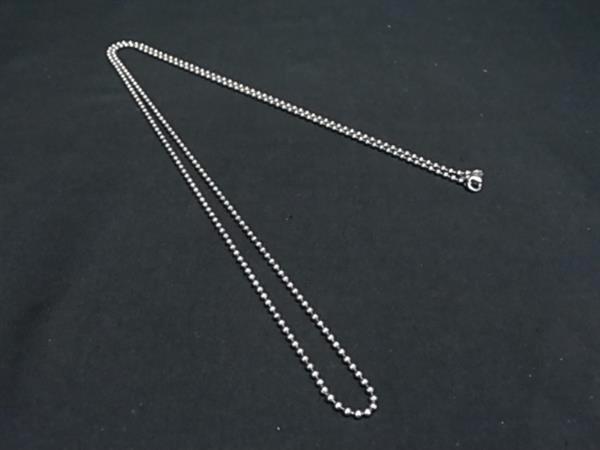 1円 ■美品■ TIFFANY&Co ティファニー SV925 ボールチェーン ネックレス アクセサリー レディース メンズ シルバー系 DB4565拍卖