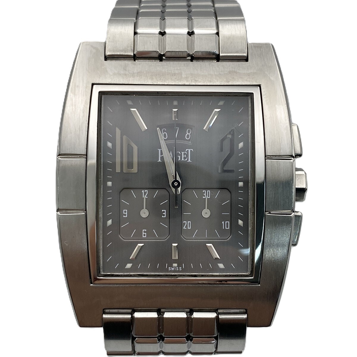 PIAGET ピアジェ アップストリーム クロノグラフ UPSTREAM CHRONOGRAPH 33mm クオーツ 27150 腕時計 GOA26007 ステンレススチール 中古拍卖