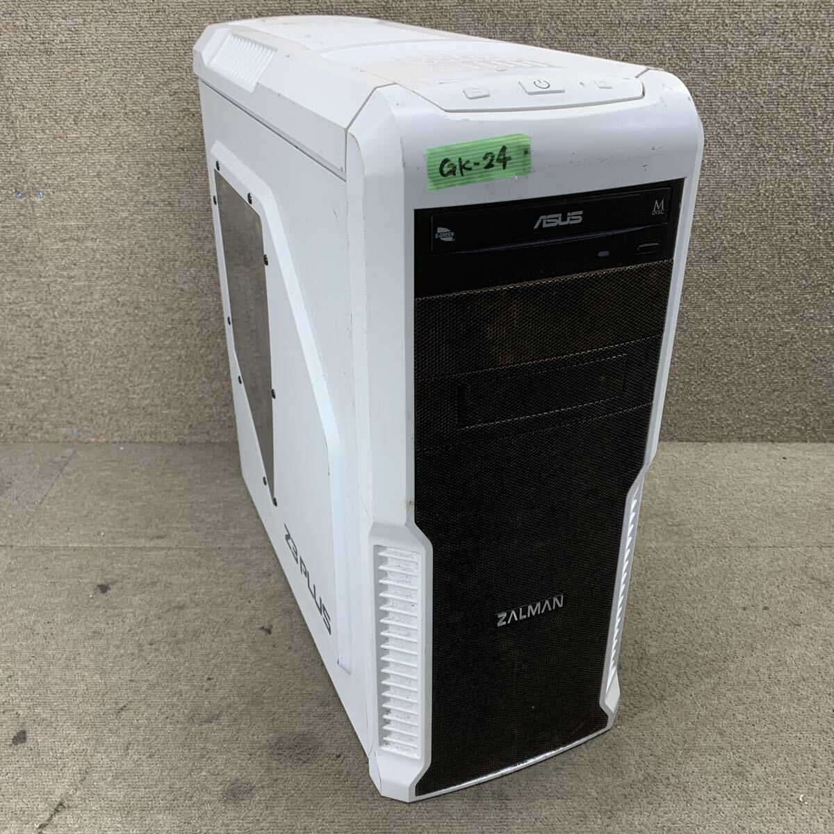GK-24 激安 自作PC ケース ZALMAN Z3 PLUS 通電確認のみ ジャンク拍卖