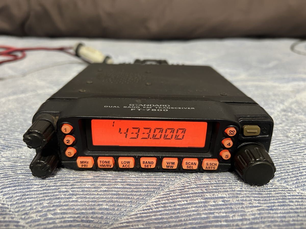 STANDARD FT-7800H 144/430MHz デュアルバンド FM トランシーバー 難アリ 拍卖