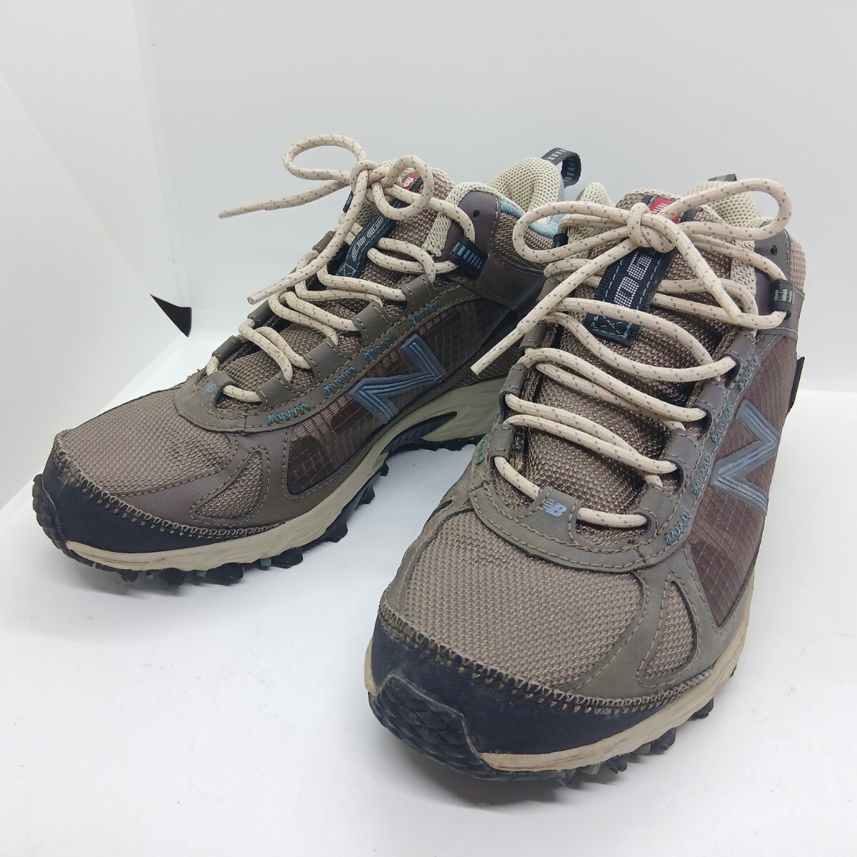 24.5cm new balance ニューバランス トレッキングシューズ ブラウン アウトドア WO790HSB 2E トレイルシューズ 中古 古着 送料無料 S5拍卖