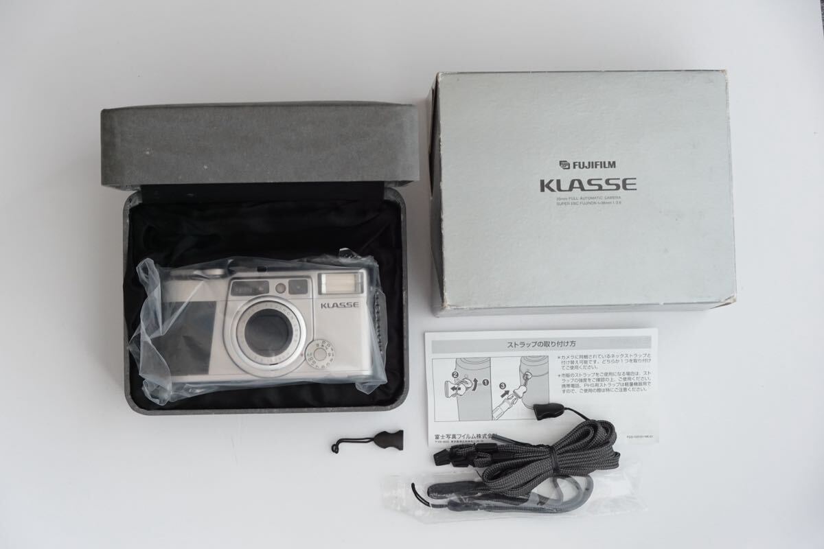 FUJIFILM KLASSE コンパクトフィルムカメラ 説明書付拍卖