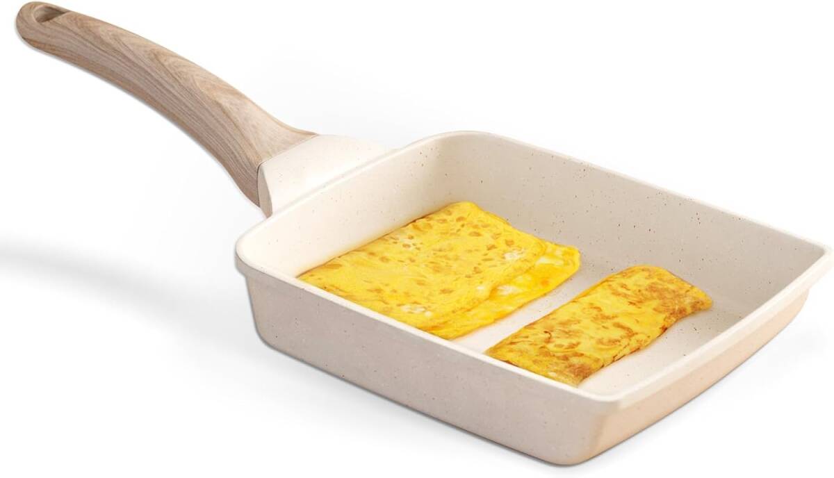 PASSO フライパン 卵焼き フライパン ih ガス火対応 15*19cm 卵焼き器 passo-f001拍卖