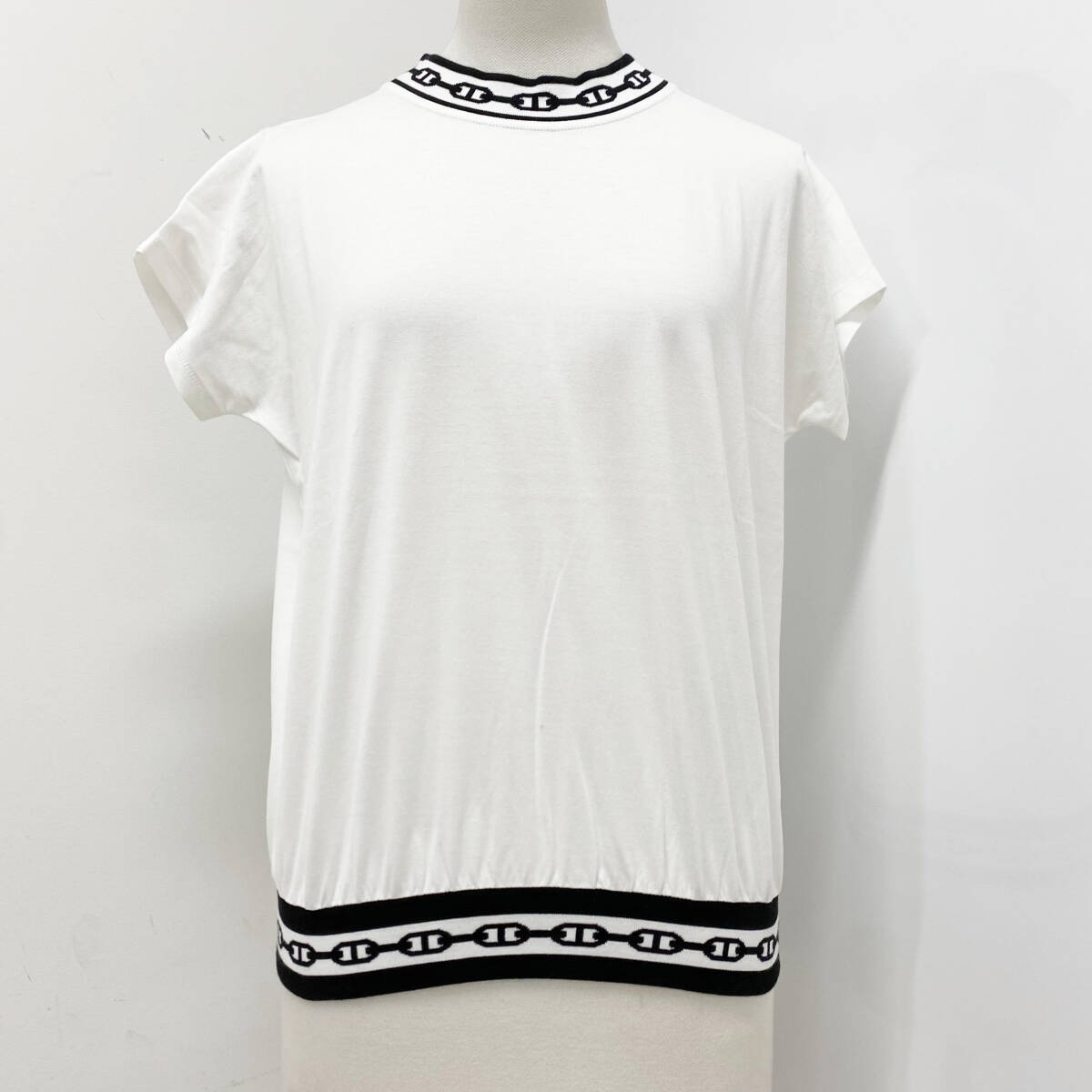 HERMES エルメス シェーヌダンクル Tシャツ ホワイト #36拍卖