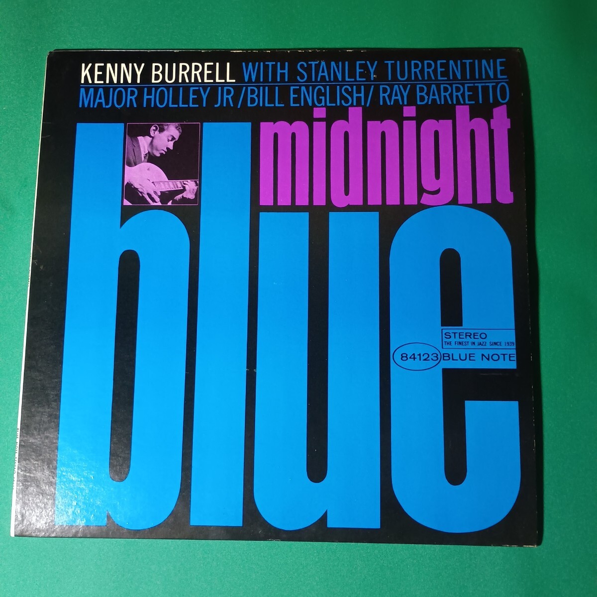 【US盤】《Van Gelder刻印》Kenny Burrell Midnight Blue ケニー バレル レコード LP BLUE NOTE 84123 ミッドナイト ブルー拍卖