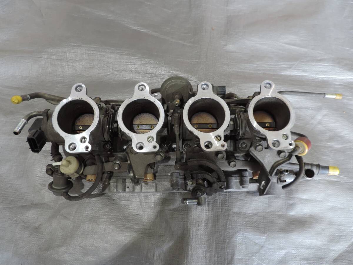 7【中古品】☆レア・希少☆ トヨタ純正 TOYOTA 4連スロットル カローラ AE111 4スロ 4AG レビン トレノ AE86 AE92 流用拍卖