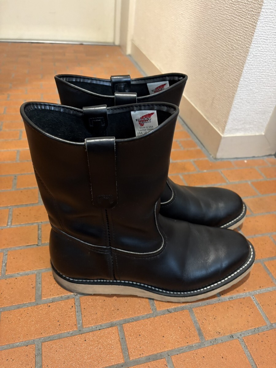 【黒ペコス】REDWING 8169 8-1/2 PECOS BOOTS(ペコスブーツ) ブラック拍卖