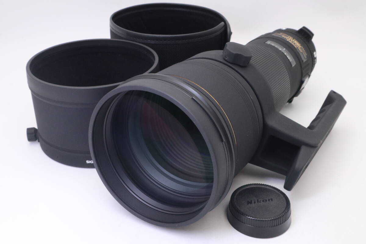 SIGMA APO 500mm F4.5 EX DG HSM Nikon Mount ニコンマウント シグマ AFレンズ ブラック (f17750)拍卖