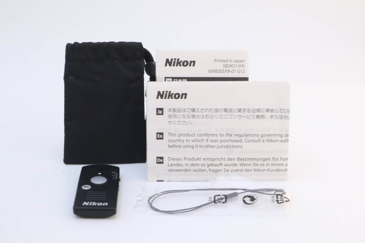 Nikon ワイヤレスリモートコントローラー WR-T10 ニコン ブラック (f18075)拍卖
