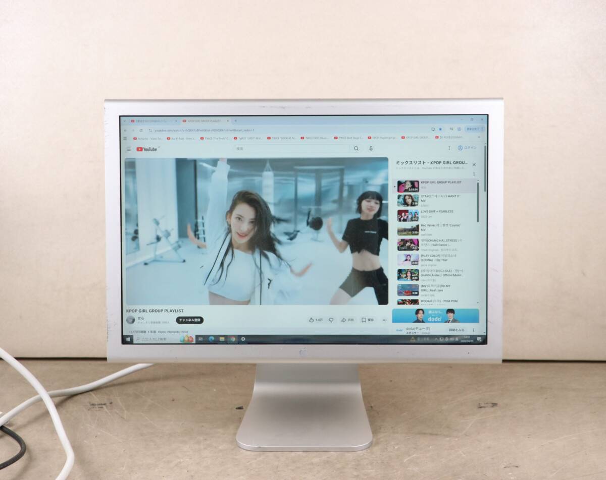 ジャンク!8004 アップル APPLE 20型 Cinema Display A1081 ディスプレイ拍卖