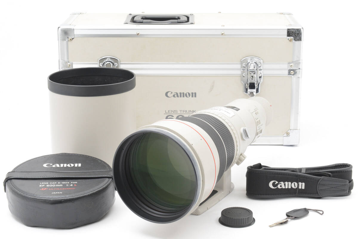 【良品 動作確認済み】Canon キャノン EF 600mm F4 L USM 望遠レンズ トランク付き #679拍卖