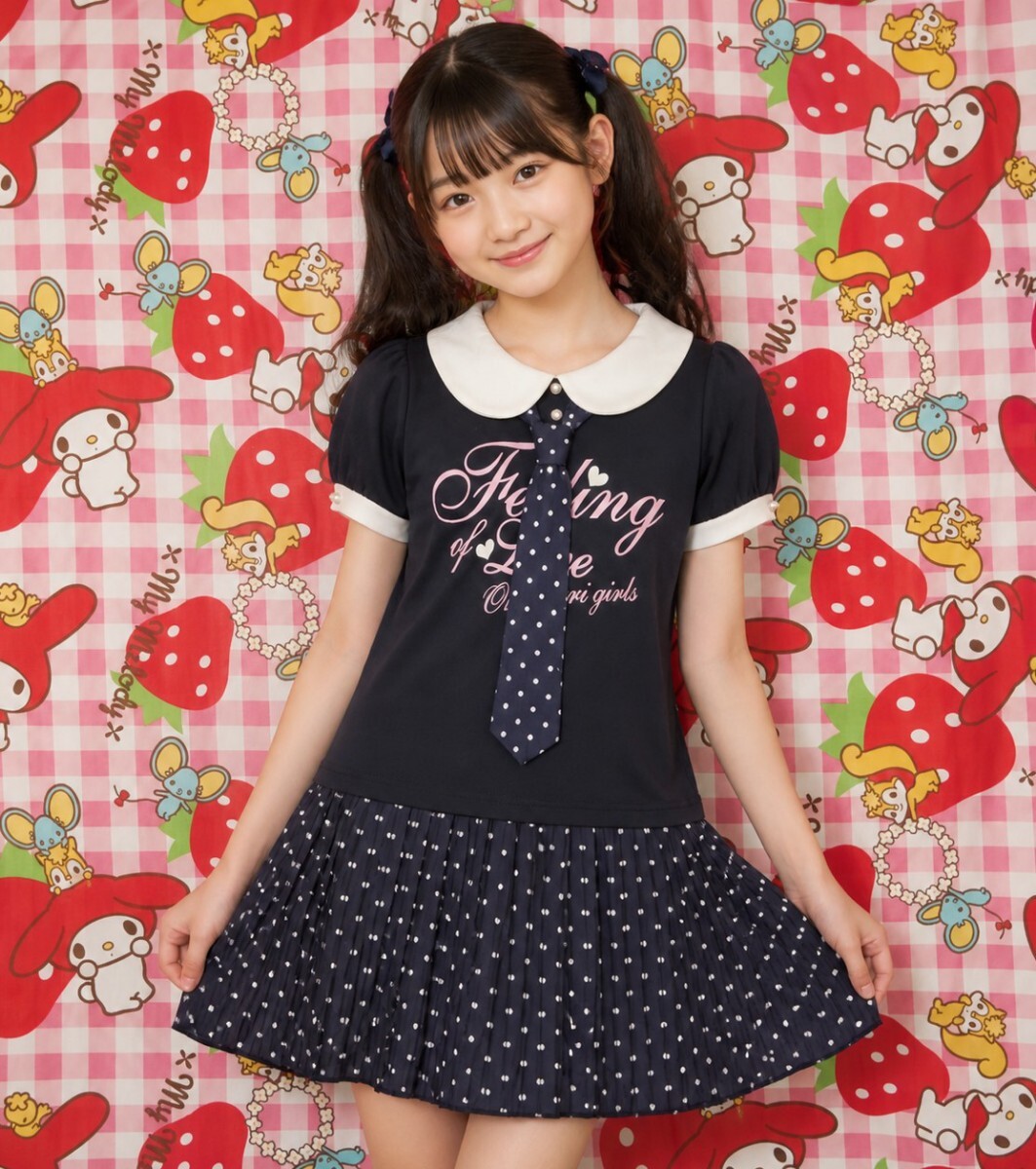 Ka 可愛い 子供服 女の子 女児 キッズ トップス ワンピース 140サイズ拍卖