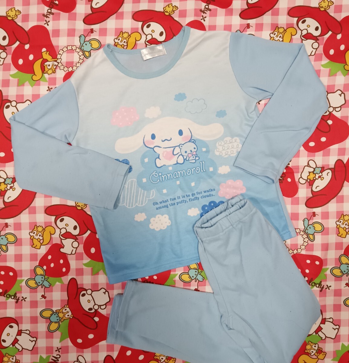 Md 可愛い 子供服 女の子 女児 キッズ パジャマ サンリオ シナモロール 140サイズ拍卖