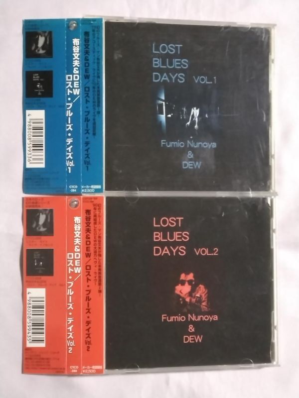 ★布谷文夫 & DEW「ロスト・ブルース・デイズ Vol.1」「~Vol.2」★帯付★颱風13号 深南部牛追唄 ナイアガラ音頭 夏バテ★大滝詠一 洪栄龍拍卖