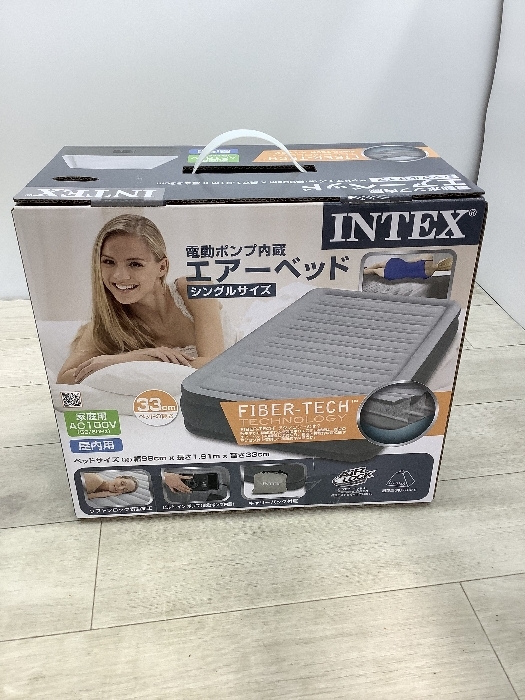 N11 INTEX 電動ポンプ内蔵 エアベッド シングルサイズ 未使用保管品拍卖