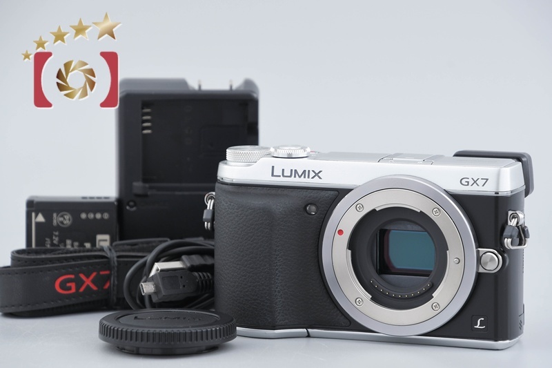 【中古】Panasonic パナソニック LUMIX DMC-GX7 シルバー ミラーレス一眼カメラ拍卖
