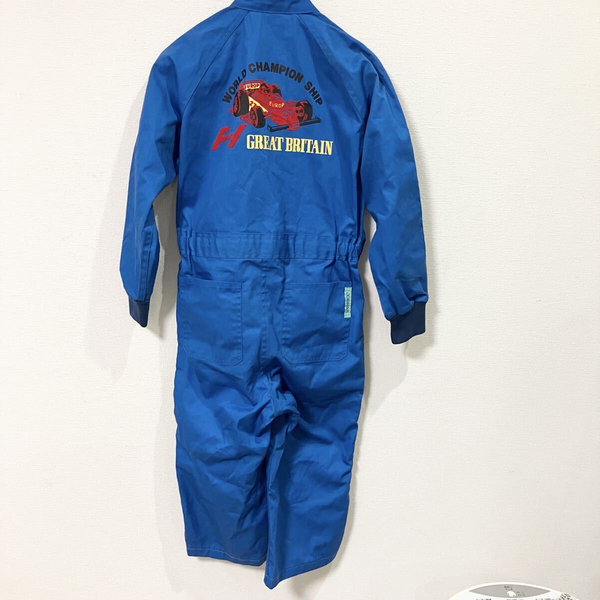 ◇ F1 ワールドチャンピオンシップ 子供服 つなぎ 作業着 レトロ 日本製 サイズ11 ビンテージ拍卖