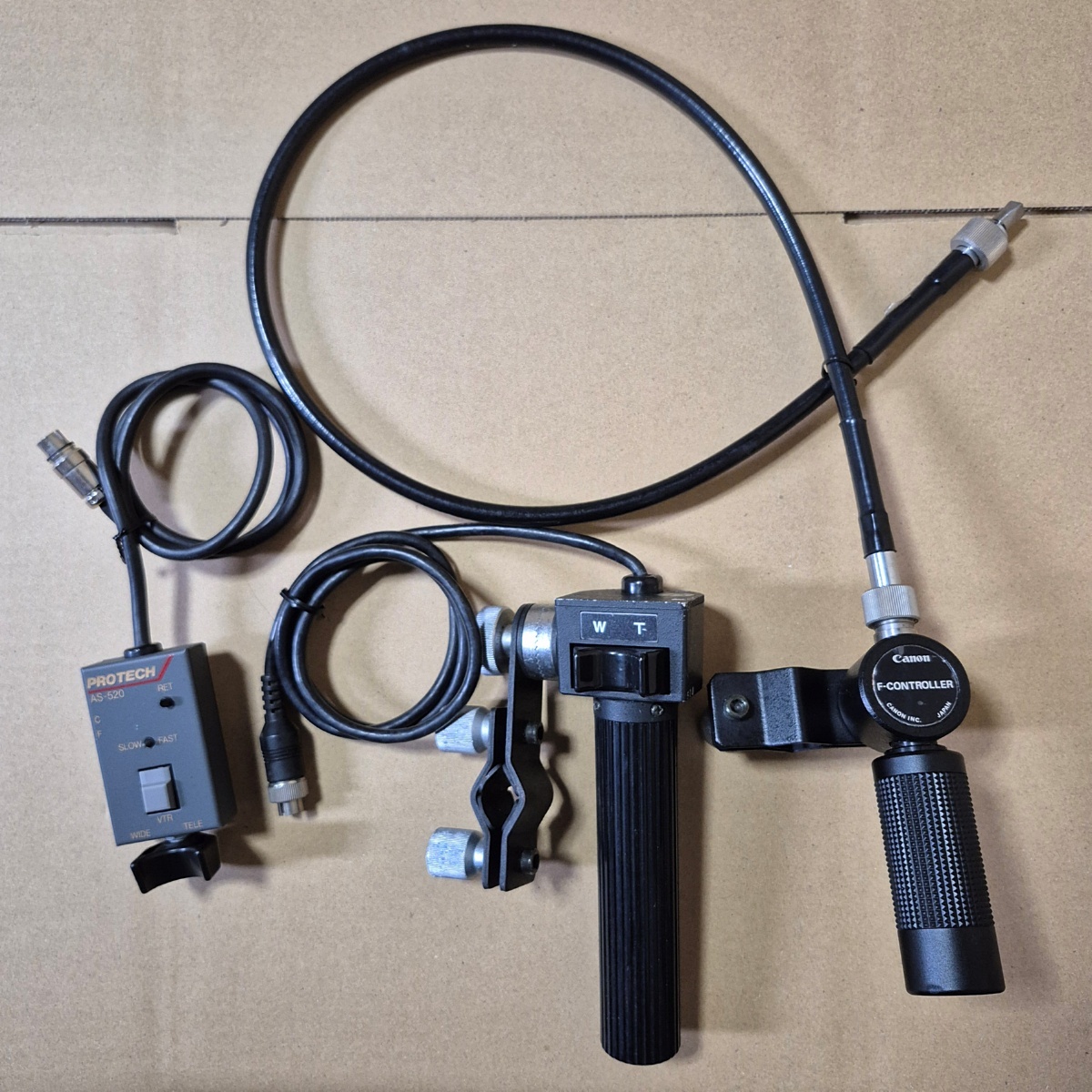キヤノン ZSD-15M II ズームデマンド FFC-15 フォーカスデマンド プロテック AS-520 ズームリモコン 80s26-1243拍卖