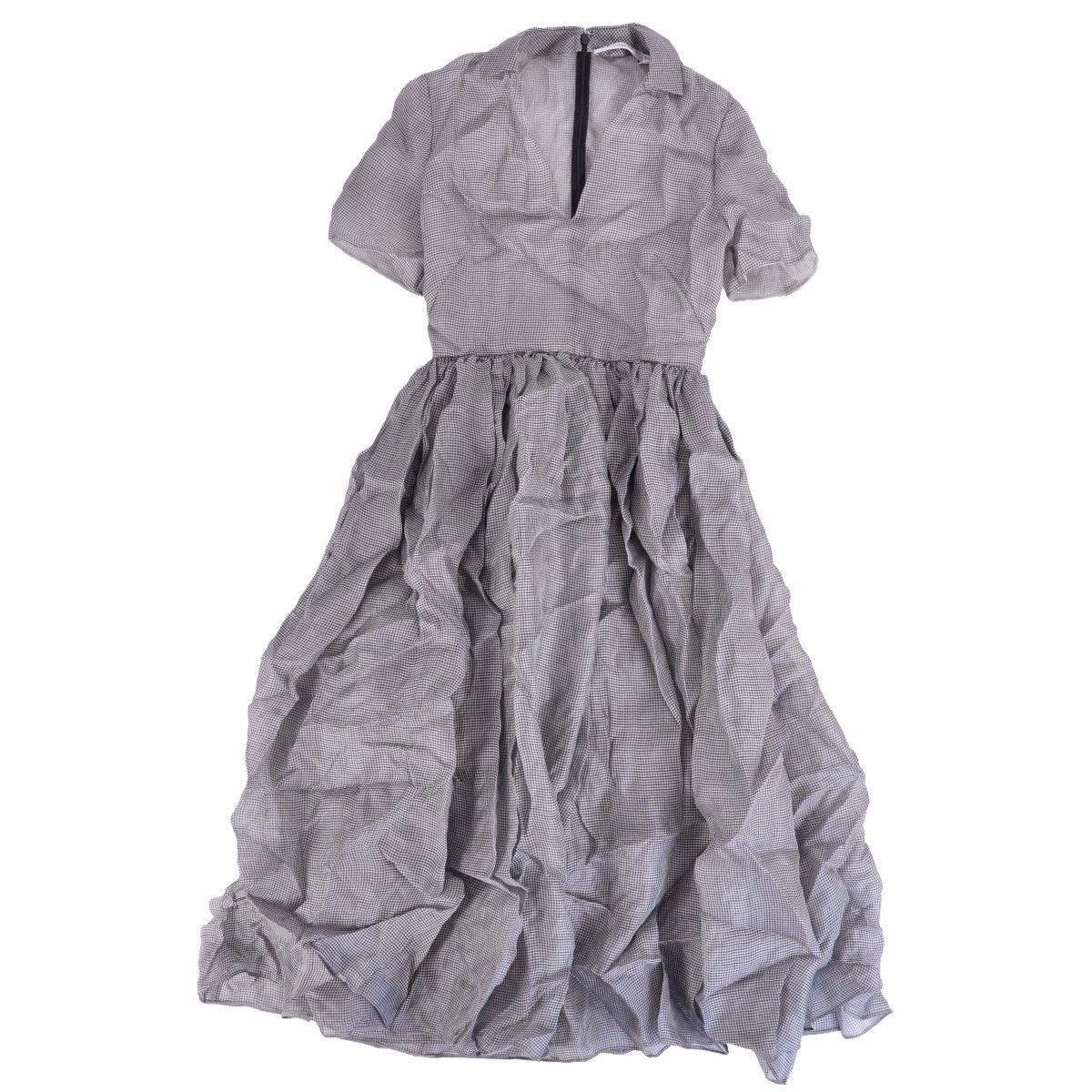 未使用 クリスチャンディオール Christian Dior 2021 ワンピース ドレス ギンガムチェック シアー ショートスリーブ F34 cd05ds-rm07r08048拍卖