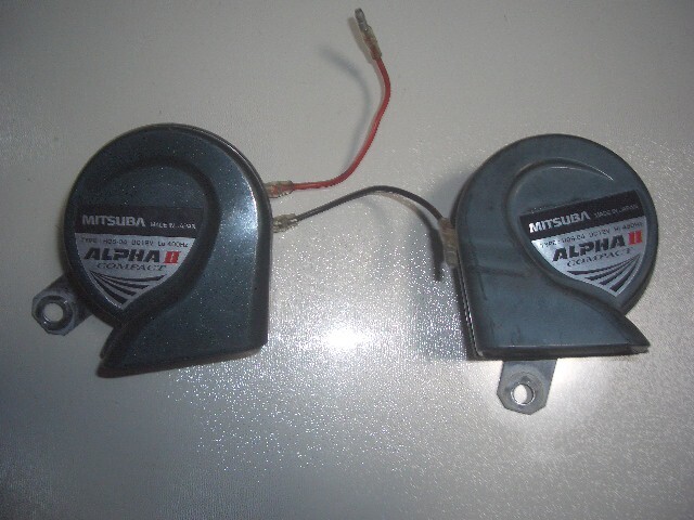 Mitsuba ミツバ MITSUBA ALPHAHORNⅡ COMPACT アルファホーンⅡ コンパクト 2 左右セット 現状品 400HZ 480HZ拍卖