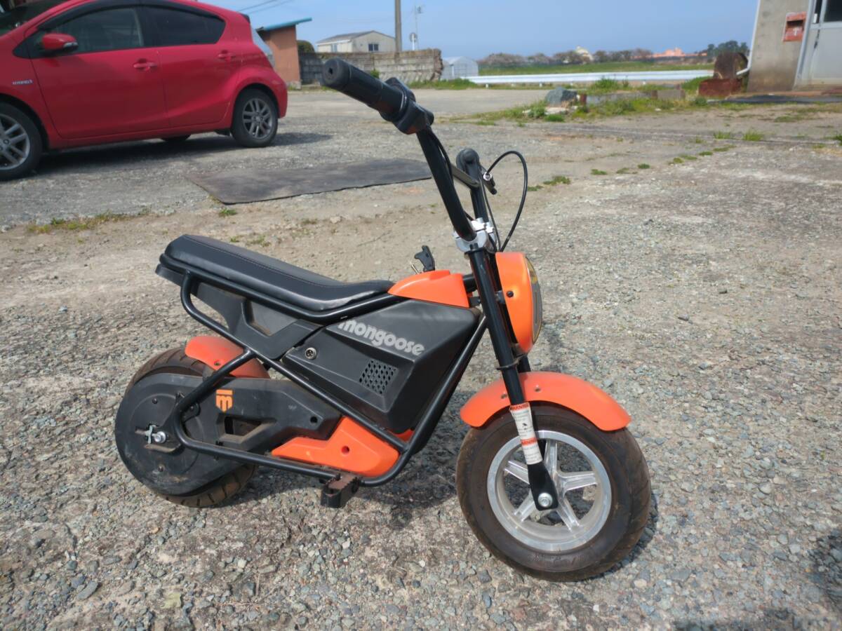 マングース Mongoose キッズ向け電動ミニバイク MGX 250 拍卖