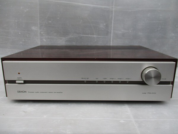 H35 DENON デノン PRA-2000 プリアンプ 音響機器 オーディオ機器 現状品 川口拍卖
