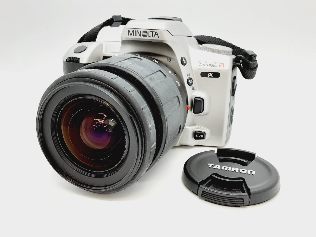 ★ ミノルタ MINOLTA Sweet S α TAMRON 28-80mm 1:3.5-5.6 ASPHEAICAL 一眼レフ フィルム カメラ 動作未確認 【中古】{dgs3162}拍卖
