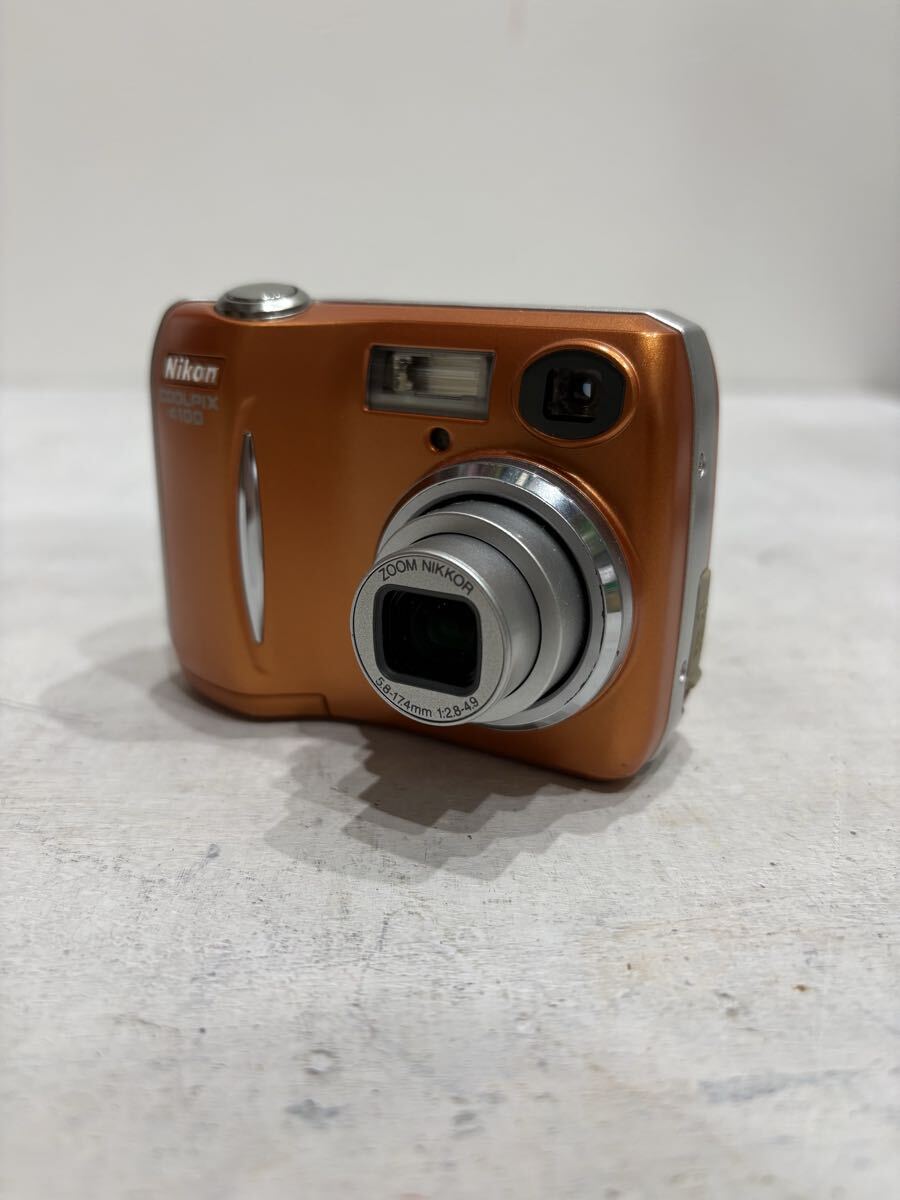 【1円スタート】稼動品Nikon ニコン COOLPIX4100 オレンジ F2.8~4.9 コンパクトデジタルカメラ デジカメ 単三電池拍卖