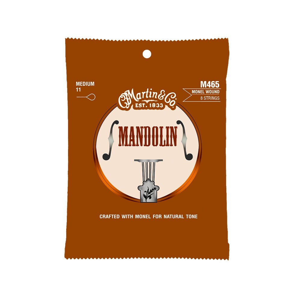 マーチン 弦 マンドリン弦 3セット MARTIN M465 Mandolin Monel Wound Medium ×3セット ミディアム マンドリン拍卖