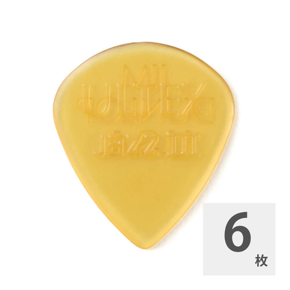 ギターピック 6枚 セット ジムダンロップ 1.38mm Ultex Jazz III JIM DUNLOP ジムダン拍卖