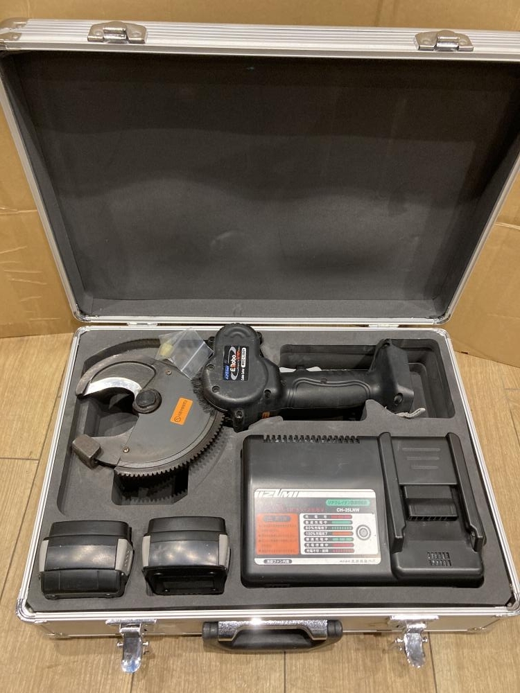 020♪おすすめ品・即決価格♪泉精器製作所 充電式ケーブルカッタ REC-LI50Y 通電のみ確認。3AH、2AH拍卖