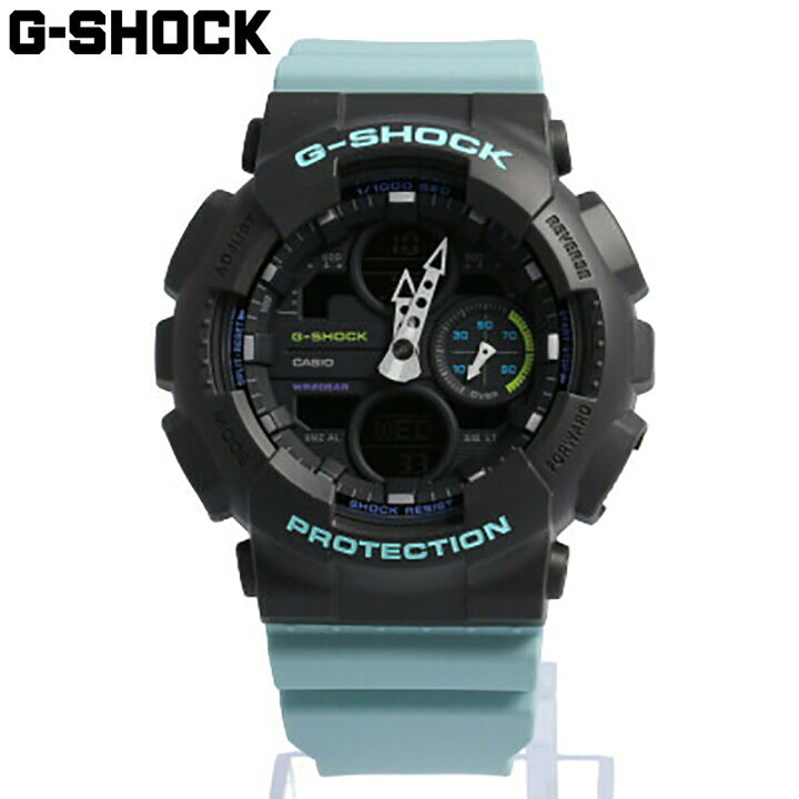 CASIO G-SHOCK★GMA-S140-2A★ アナデジ Sシリーズ★ブラック&ライムグリーン★限定缶ケース付★レターパック郵送 拍卖
