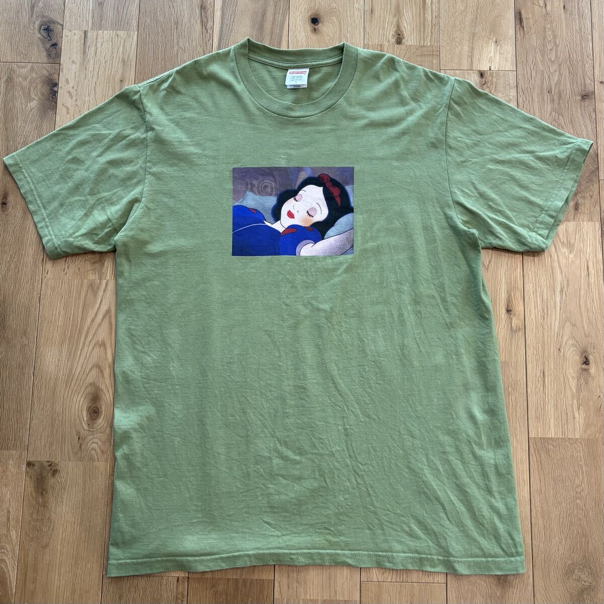Supreme Snow White Tee モスグリーン シュプリーム スノーホワイト tシャツ 白雪姫 ディズニー L拍卖