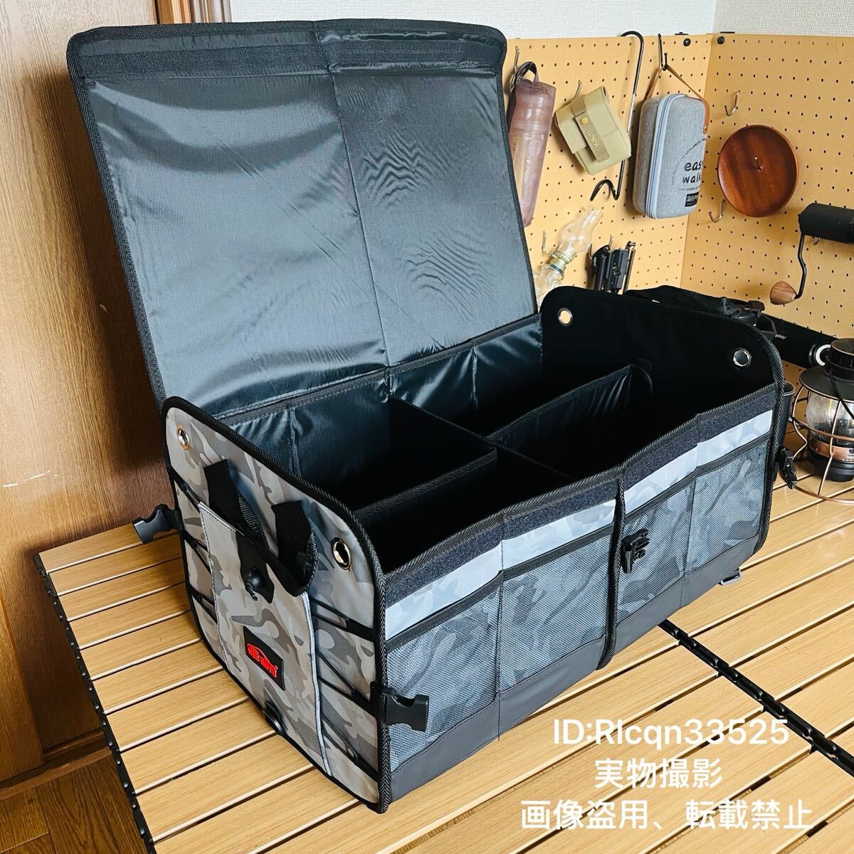 キャンプ用 高品質 自立式 折り畳み収納ケース 多機能 大容量72L 收納バック アウトドア 野外登山 58×38×32cm拍卖