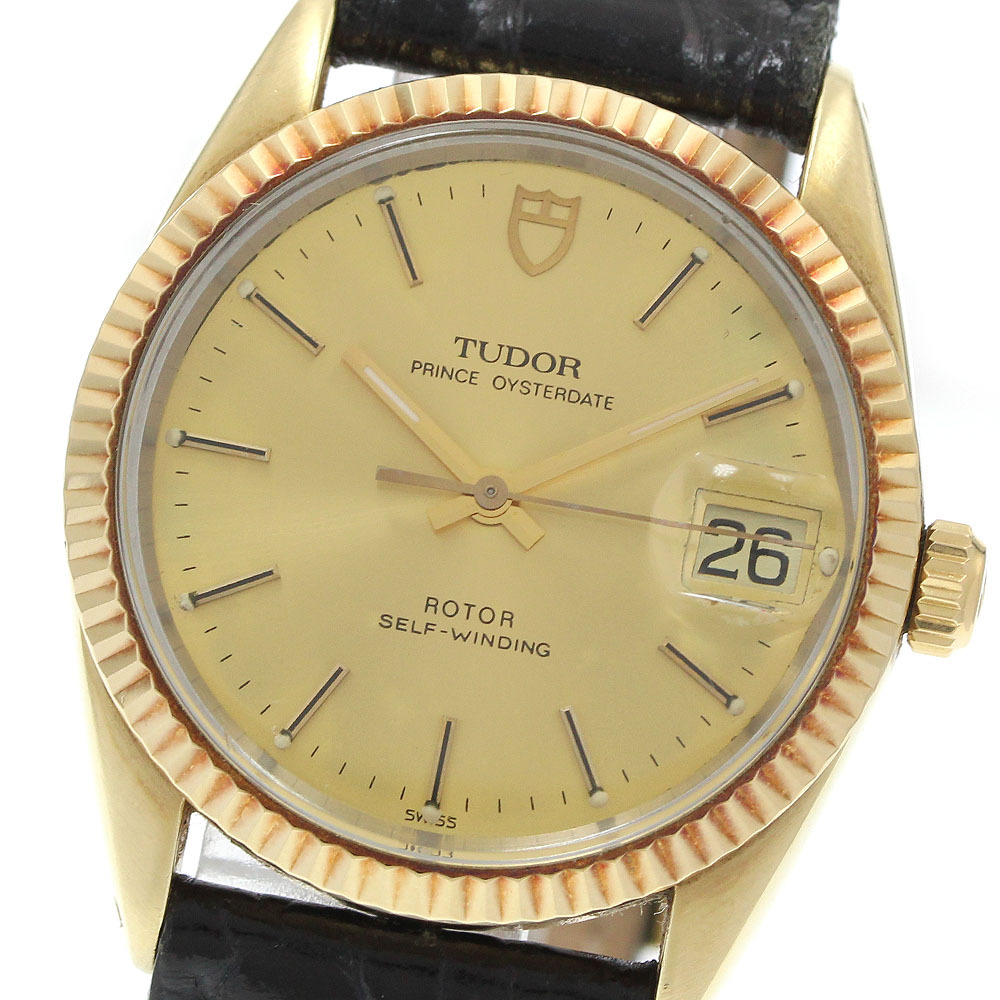 チュードル TUDOR 75205 プリンスオイスターデイト YGベゼル 自動巻き ボーイズ _956378拍卖