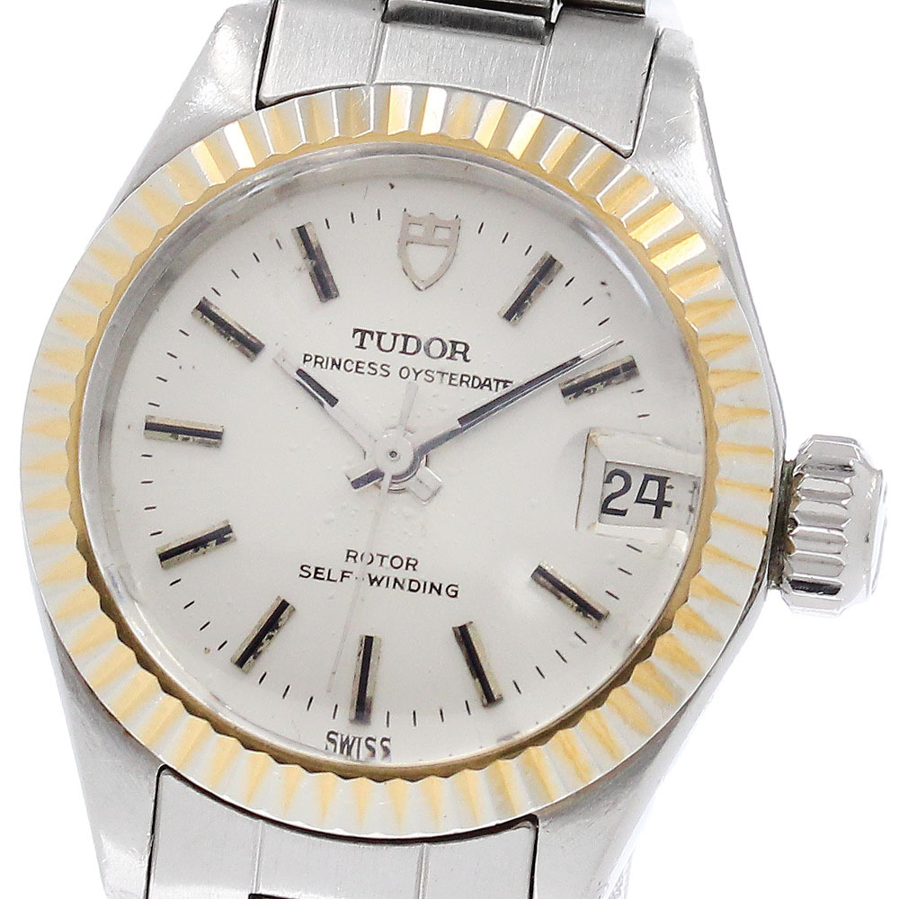チュードル TUDOR 7592/4 プリンセス オイスターデイト 自動巻き レディース _957154拍卖
