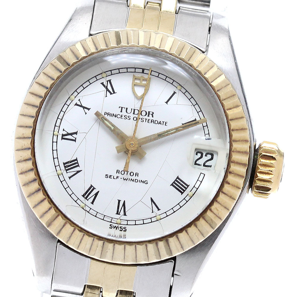 訳あり チュードル TUDOR 92313 プリンセス オイスターデイト YGベゼル 自動巻き レディース _957149拍卖