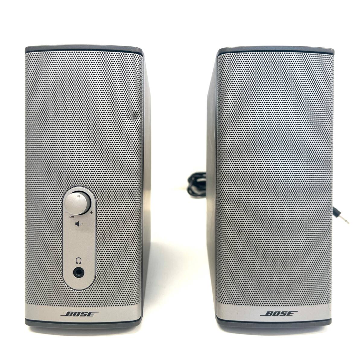 【C】BOSE ボーズ Companion 2 series ll マルチメディアスピーカー シルバー 音響機材 音楽再生 PC TV ACアダプター付き 趣味 インテリア拍卖