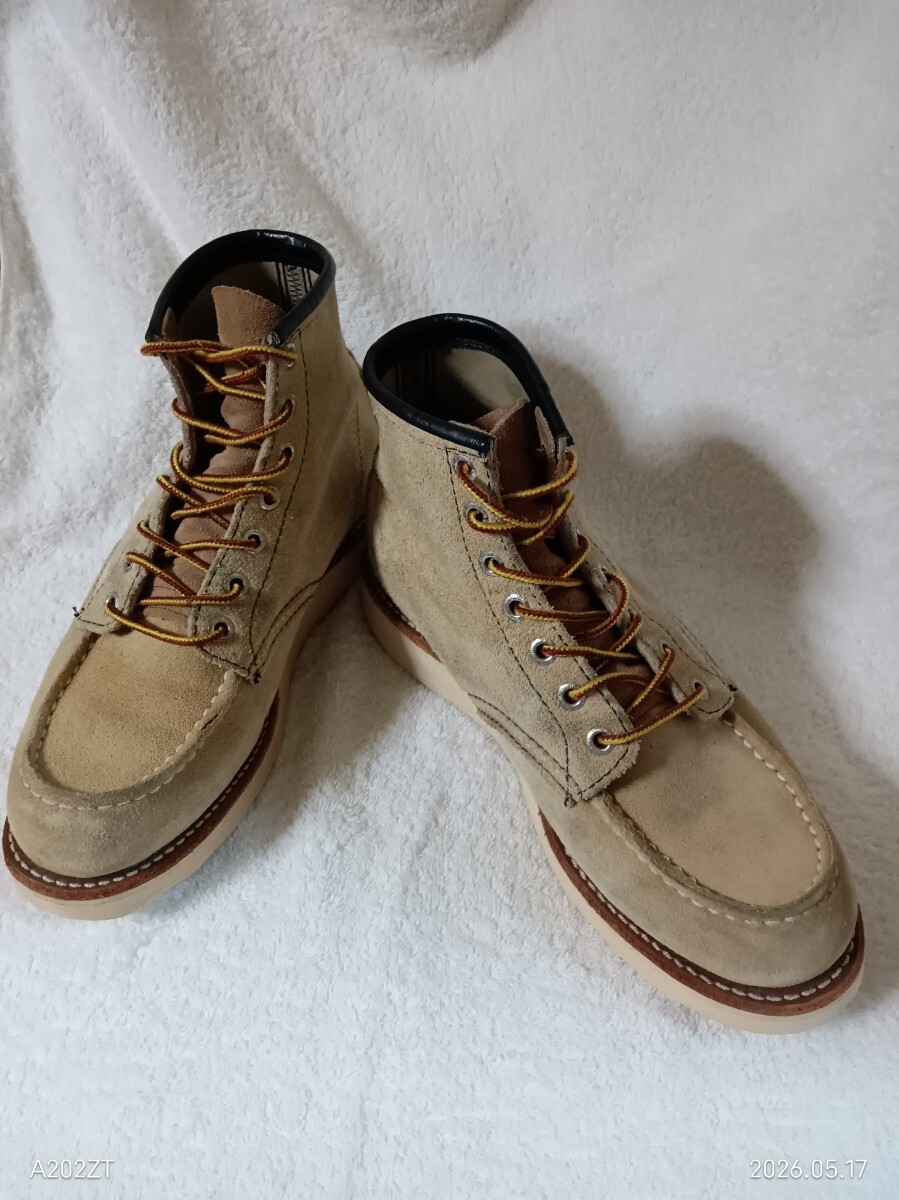 REDWING レッドウィング スエード モックトゥ 8173 縦羽タグ US6E(24cm)拍卖