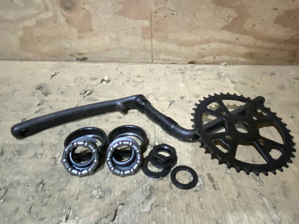 ワンピース クランク 39T アメリカンBB 一式 / BMX 中古パーツ OLD BMX VINTAGE BMX拍卖