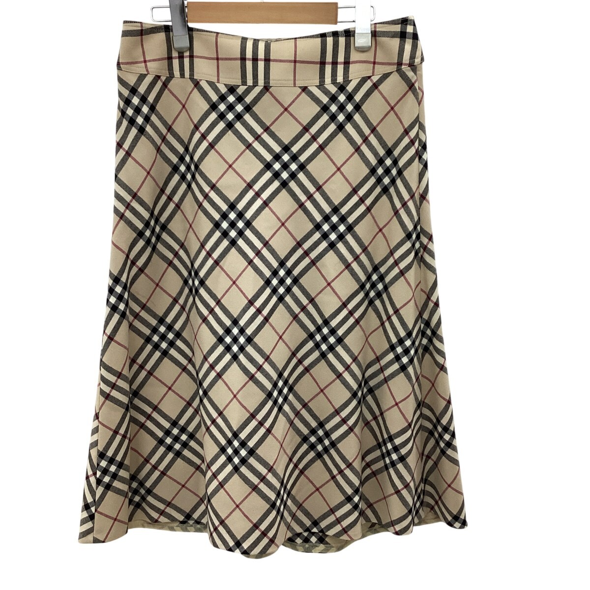 BURBERRY LONDON バーバリーロンドン レディース スカート SIZE 42 ベージュ やや傷や汚れあり拍卖