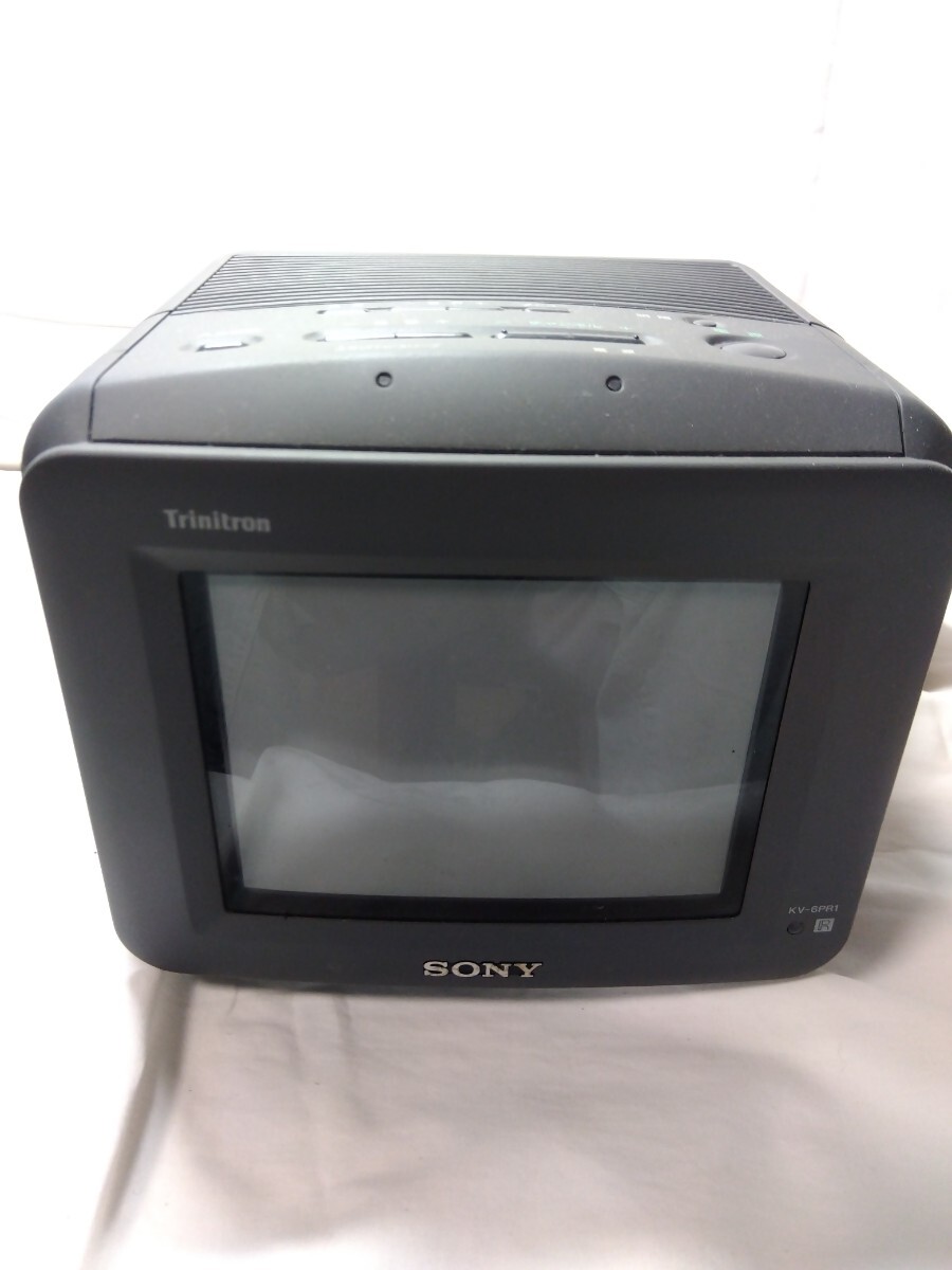 SONY ソニー トリニトロン Trinitron KV-6PR1 通電確認済 電源ケーブル付 昭和レトロ ブラウン管テレビ 保管品(1Y4N)拍卖