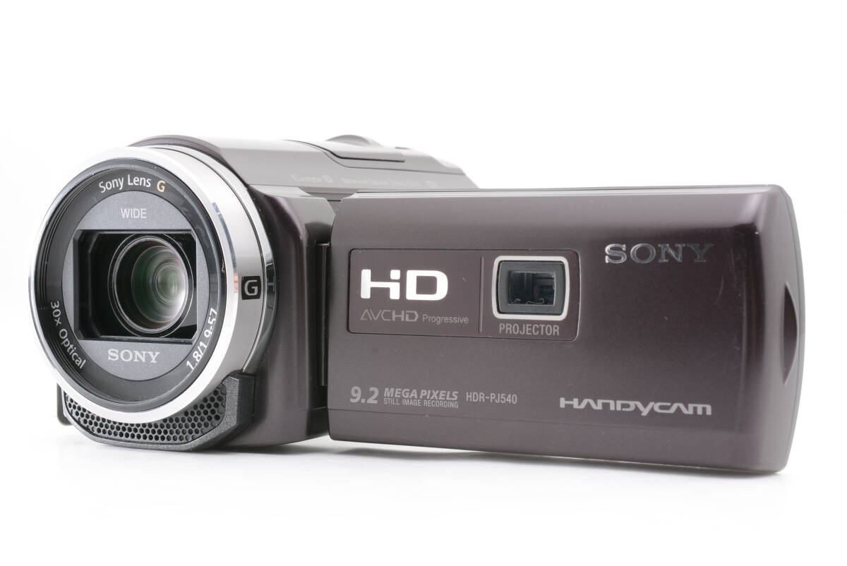 動作品 ソニー SONY HANDYCAM HDR-PJ540 ハンディカム ブラウン デジタルビデオカメラ 管WW9073拍卖