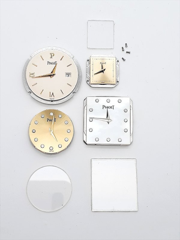 【b04】 PIAGET ピアジェ Cal.857P 256P 8P2 文字盤 キャリバー ムーブメント パーツ 部品 ジャンク まとめて 4個セット 1円~拍卖