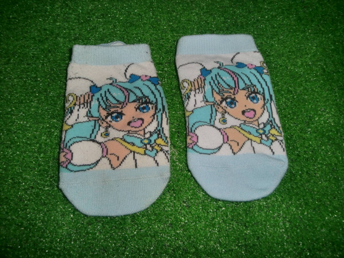ks0521-06 中古 子供用靴下 女の子向けくつした プリキュア 15-20cm拍卖