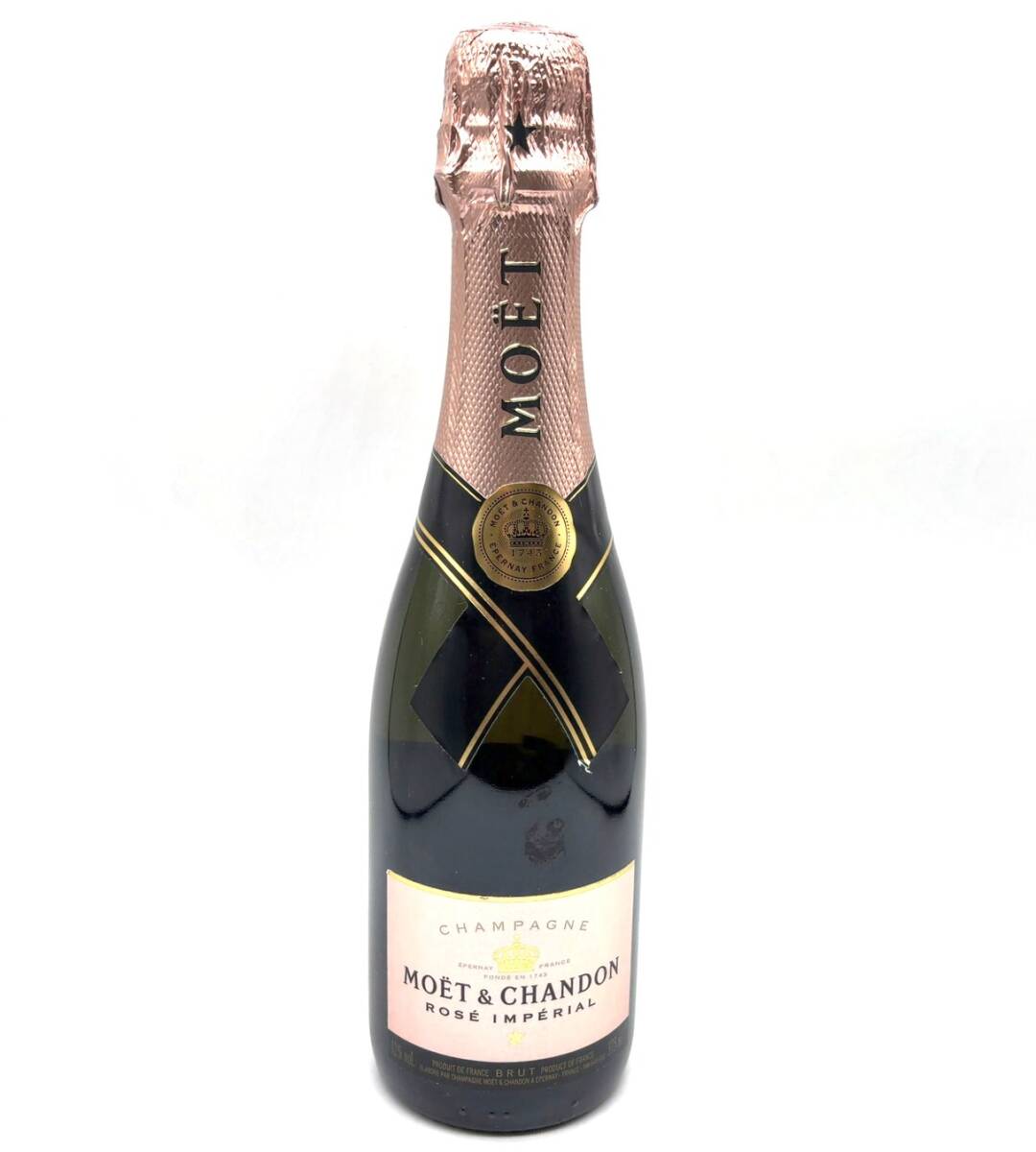 【未開栓】モエ・エ・シャンドン MOET&CHANDON ROSE IMPERIAL ロゼ アンペリアル CHAMPAGNE シャンパン 12% 375ml フランス C139拍卖