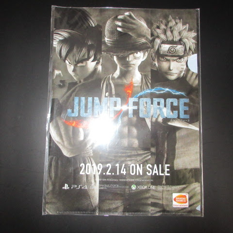 JUMP FORCE^,,._PS4*ジャンプフォースA4クリアファイル_.,,^「新品」拍卖