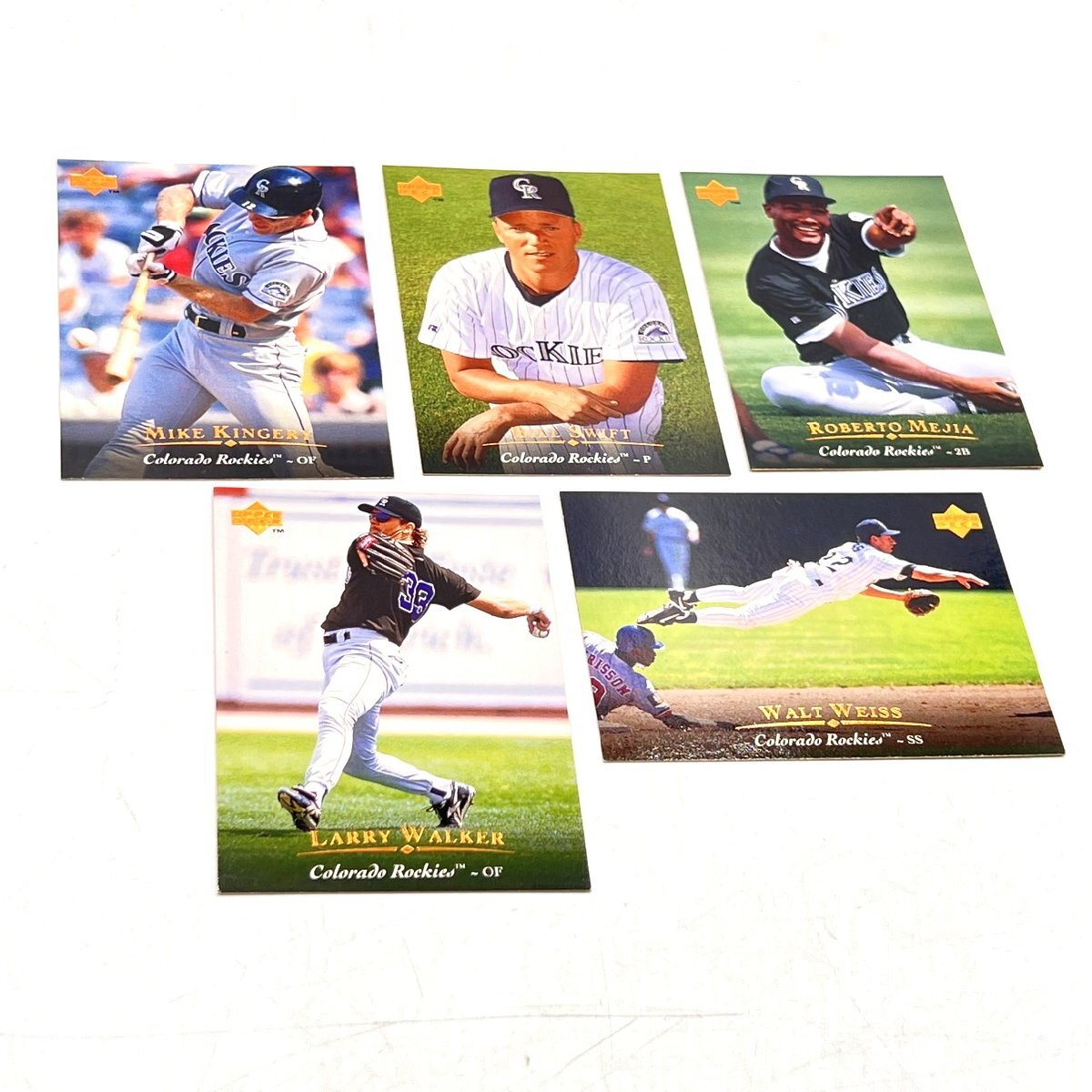 MLBカードセット トレーディングカード Upper Deck社 1994年 2000年 コロラド・ロッキーズ 野球カード 昭和 レトロ 現状品 r677 あ H拍卖